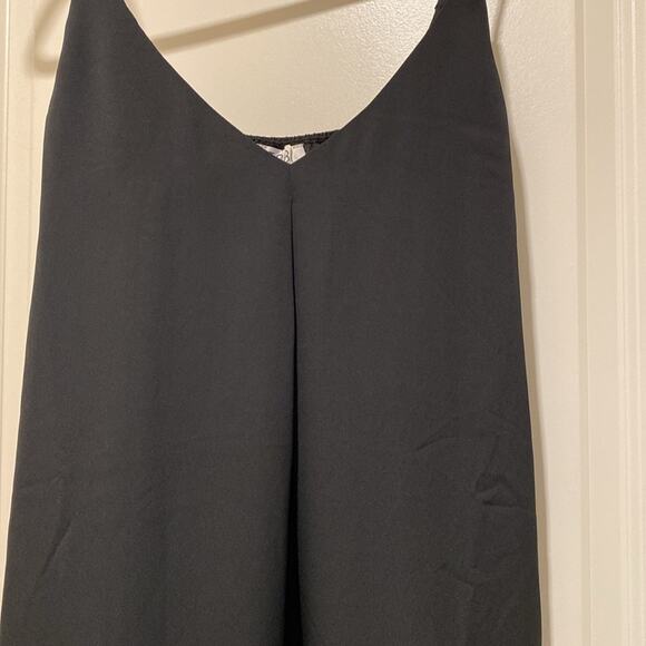 TOBI black dress tunic front pleat size small bohemian Scandi girl feminine - Picture 6 of 11